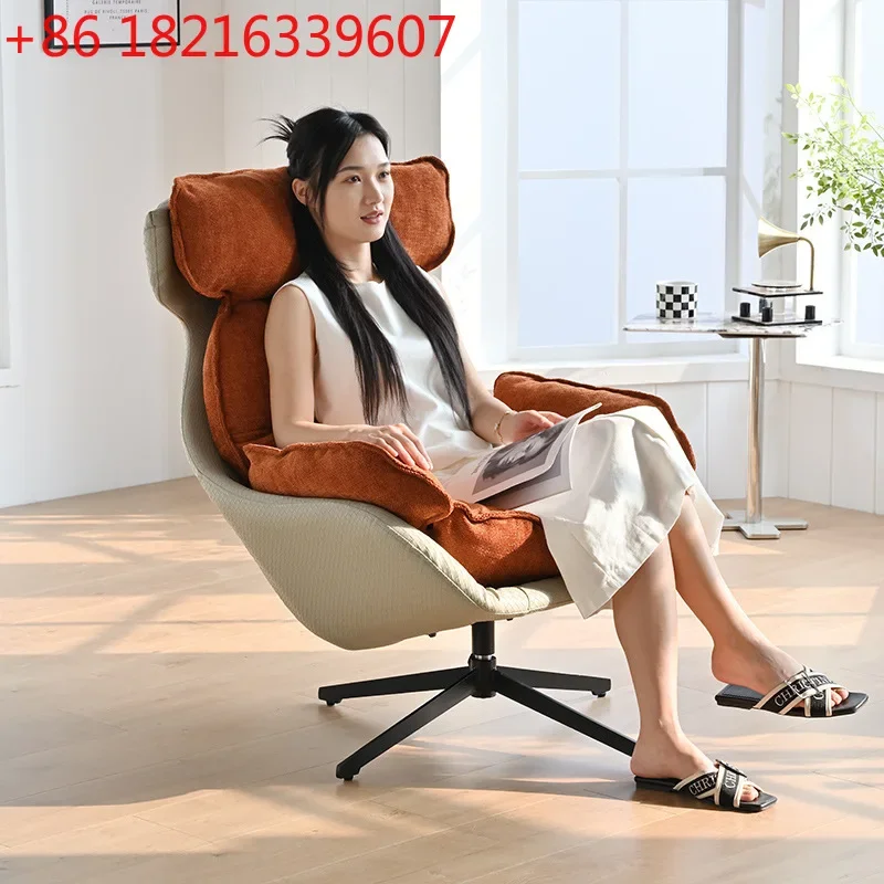YAO light luxury single sofa chair sedentary and comfortable living room balcony home leisure swivel chair