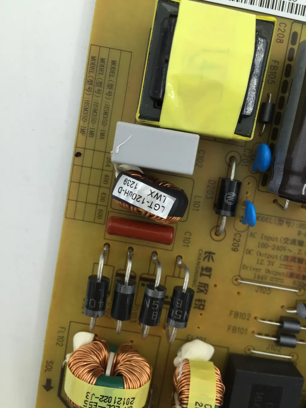 لوحة إمداد الطاقة R-HS100D-1MF12 XR7.820.276V1.0 بورد تعمل بشكل جيد