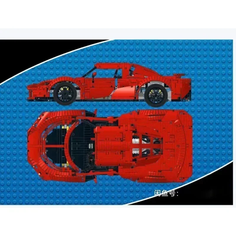 子供のためのレーシングカーの建設,MOC-6142GT,高難易度,車,3009,ビルディングブロック部品,誕生日プレゼント,クリスマスプレゼント