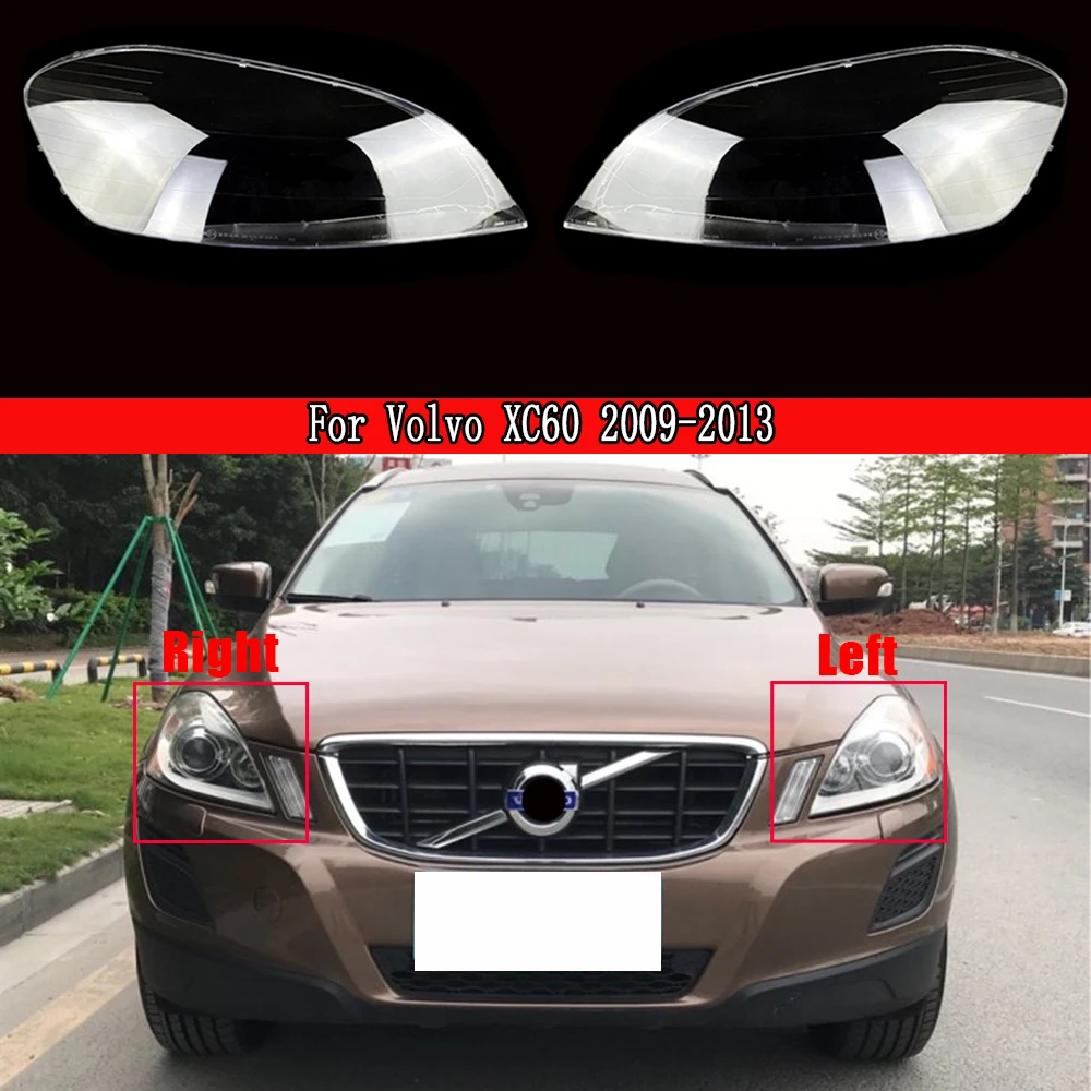 

Car Headlight Cover Lens Glass Shell Front Headlamp Transparent Lampshade Auto Light Lamp For Volvo XC60 2009 - 2013