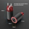 Viborg VE504 VM504Ag Pure Silver Hi-End Power Plug Pure Silver EU US Power plug High purity Solid silver Złącze zasilania 2