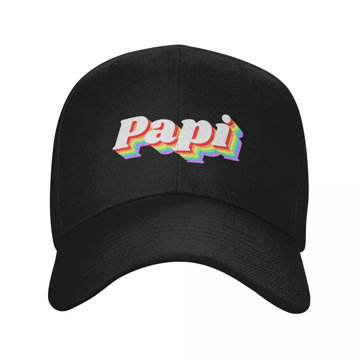 

Papi Rainbow Baseball Cap custom caps luxury caps Luxury Hat Hat men Men's Luxury Women's