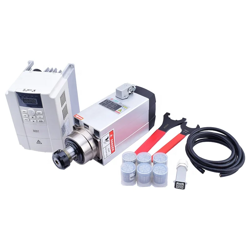 Cheap Price Air Cooled Spindle GDZ120*103 220V/380V ER32 4.5kw Cnc Spindle Motor for CNC Router Spindle Motor