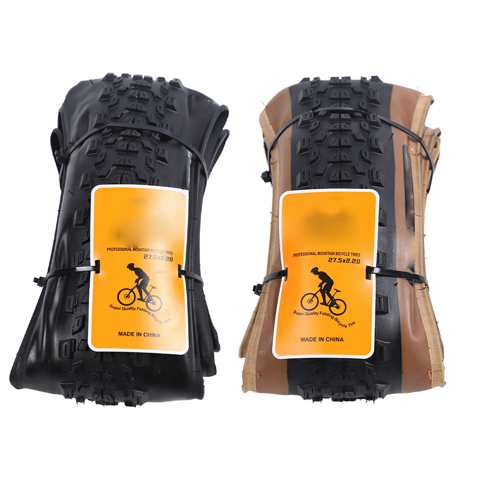 

27.5x2.20 Bike Outer Tire Rubber Anti Slip Mountain Road Bike Folding Tire Replacement for Cycling Mountain Bike Tire Bike Tire