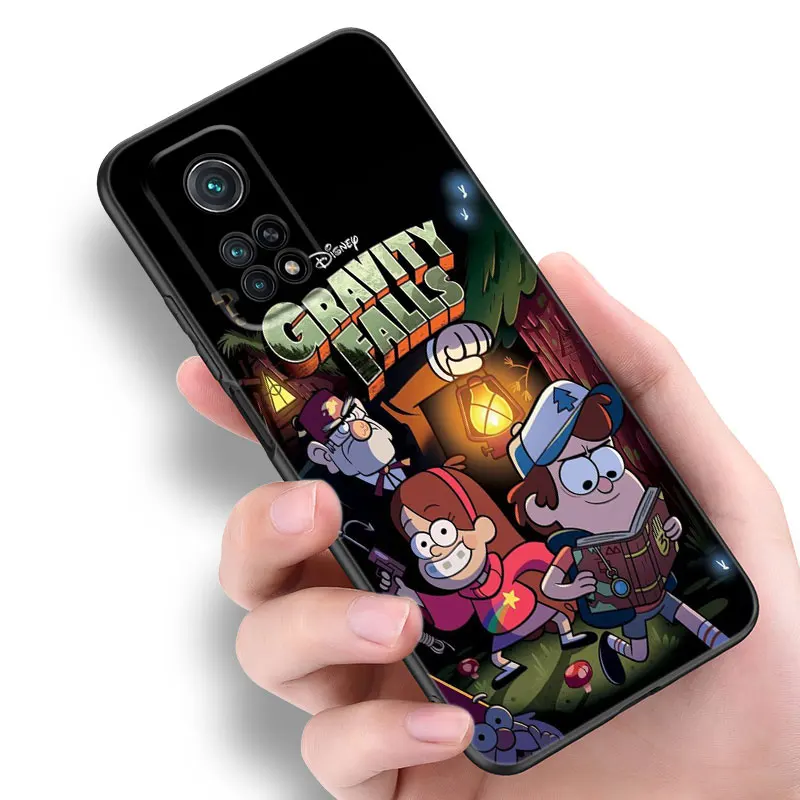 Gravity Falls Pig Black Silicone Phone Case For Xiaomi Mi 9 SE 10T 11 12 13 Lite 9T 11T 12S 12T 13T 14 Pro 5G NE 10i 11i 12X