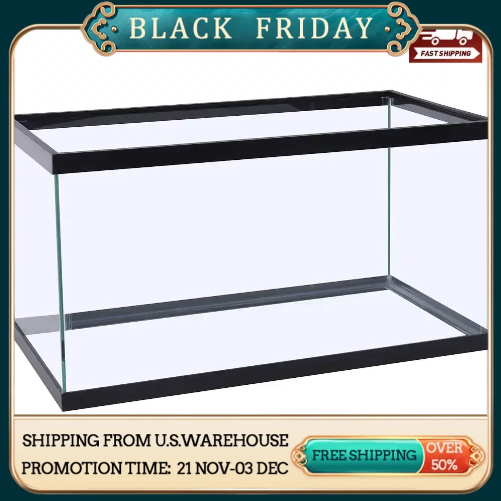 Aquarium Hatchery Glass Aquarium 29 Gallons Rectangular Fish Tank Fishkeeping Aquatic Pet Supplies Products Home Garden