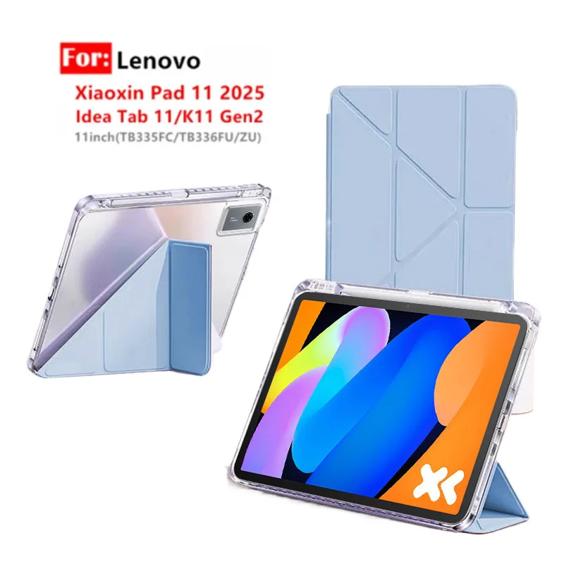 

For Lenovo Xiaoxin Pad 11 2025 Case 11 inch TB335FC Magnetic Fold Stand Funda Coque Lenovo Idea Tab 11 TB336FU 11" Tablet Cover
