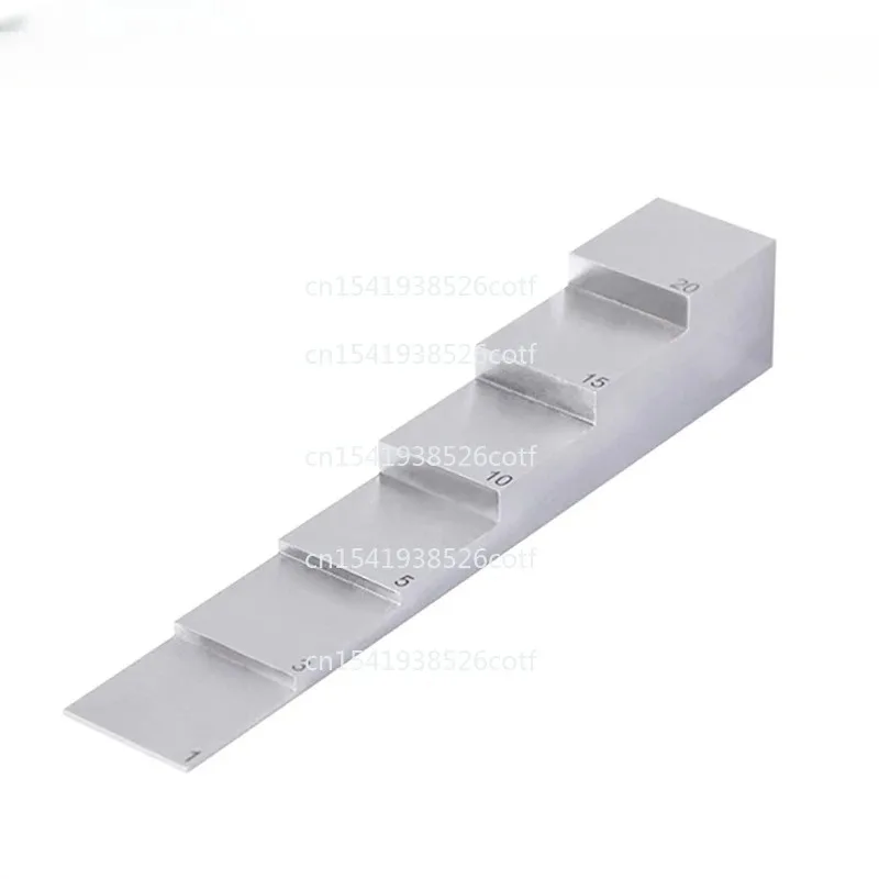 Thickness test block 6/7/8/10 step stainless steel gauge block accuracy -0.02mm