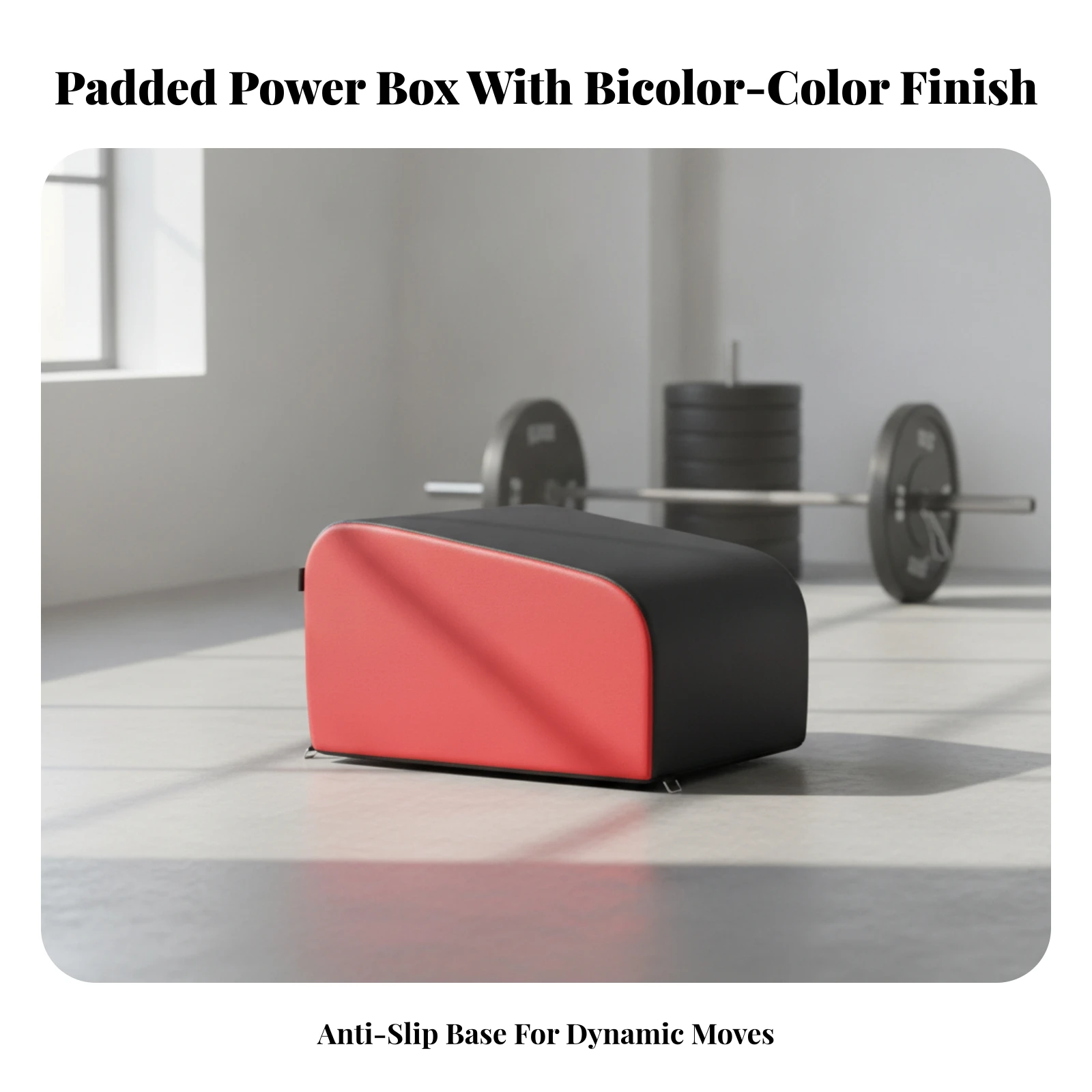 Training Box Easy-to-Clean Hip Thrust Box Step-up Platform Padded for Athletes, Strength Training, Home Gym