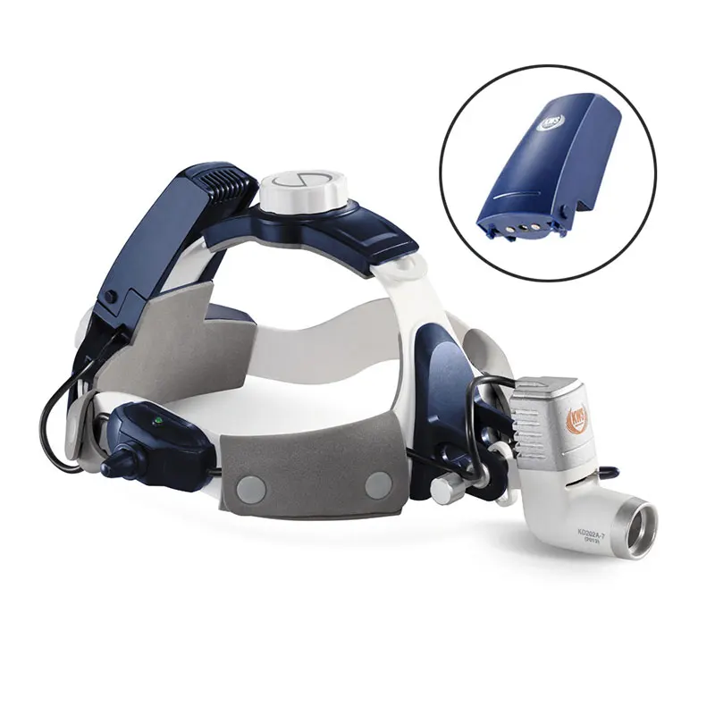 Dental Loupe Light Dual Battery 5W High Power LED Headlight Upgradeable Configuration 4.0X /5.0X/6.0X Suitable for Stomatology.