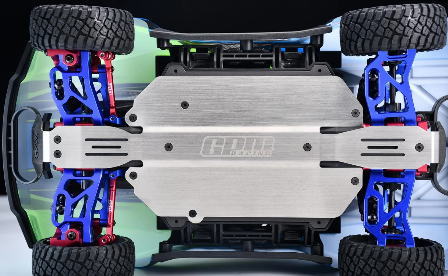 GPM Stainless Steel Chassis Skid Kit Armor For TRAXXAS Mini Slash 1/16 RC Car Parts