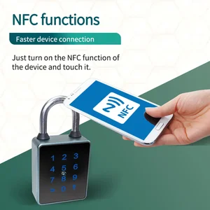 Aluminiumlegierung von Fingerabdruckschloss, Sicherheitsschloss der schlüssellosen Schubladen, IP65 wasserdicht, Haus Schlafzimmer, Tuya/Ttlock App 12 Hauptverkauf Elektronische Verriegelung für Aluminiumtür - №12