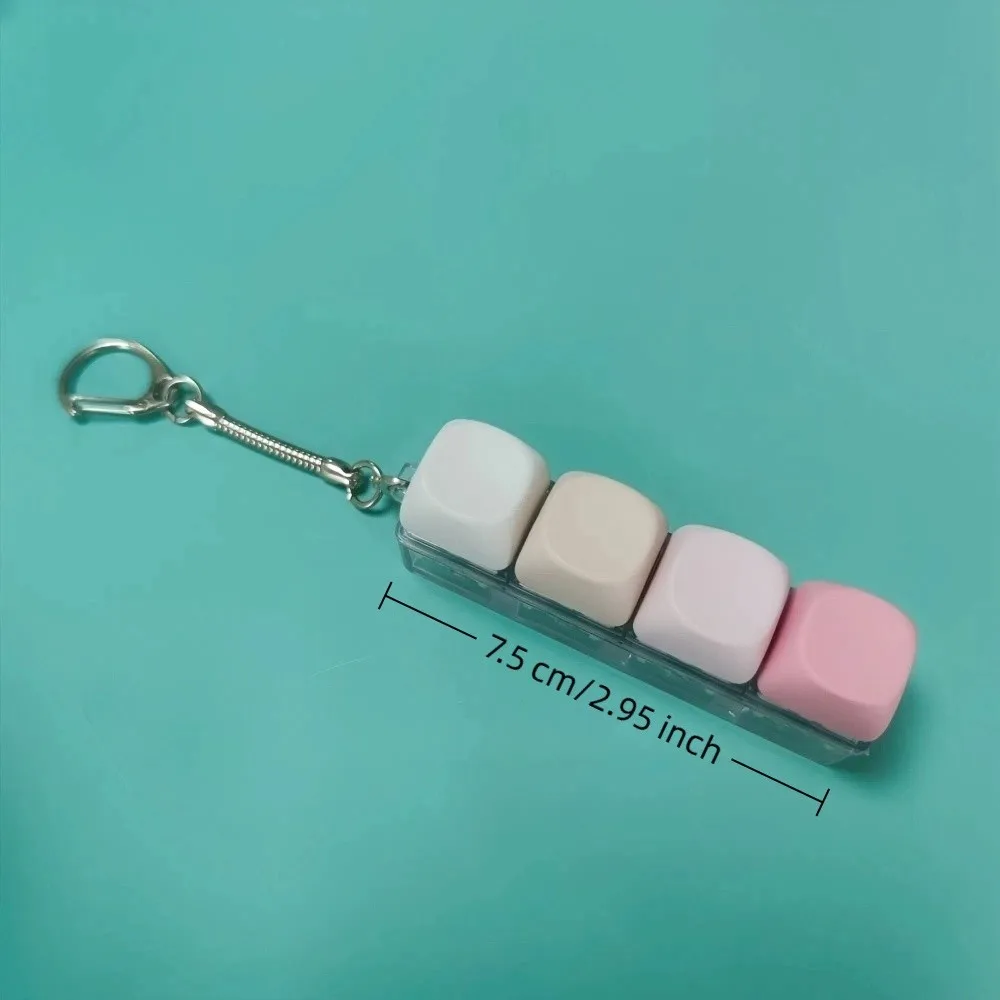 Relaksująca klawiatura palcowa z 1/2/3/4/9 klawiszami, nakładka na klawisz, przycisk, brelok antystresowy, zabawka dekompresyjna do zabawy i relaksu dla dorosłych.