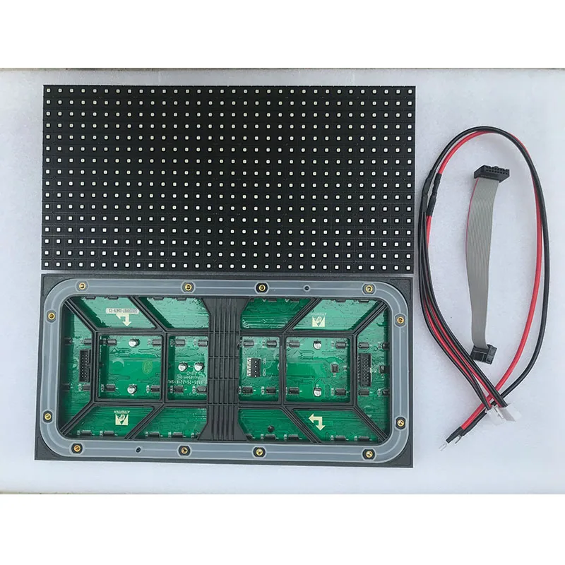 P10 Outdoor RGB LED Screen Module 320*160mm 1/2Scan SMD3535 LED Advertisement 32*16dot LED Panel Outdoor waterproof IP65