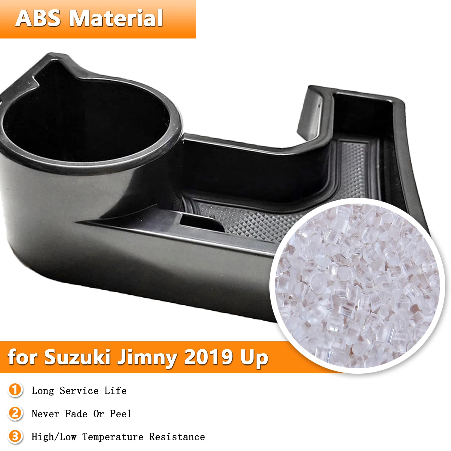 Car Center Console AT Gear Shift Storage Box Cup Organizer Tray for Suzuki Jimny 2019-2023 Stowing Tidying Interior Accessories