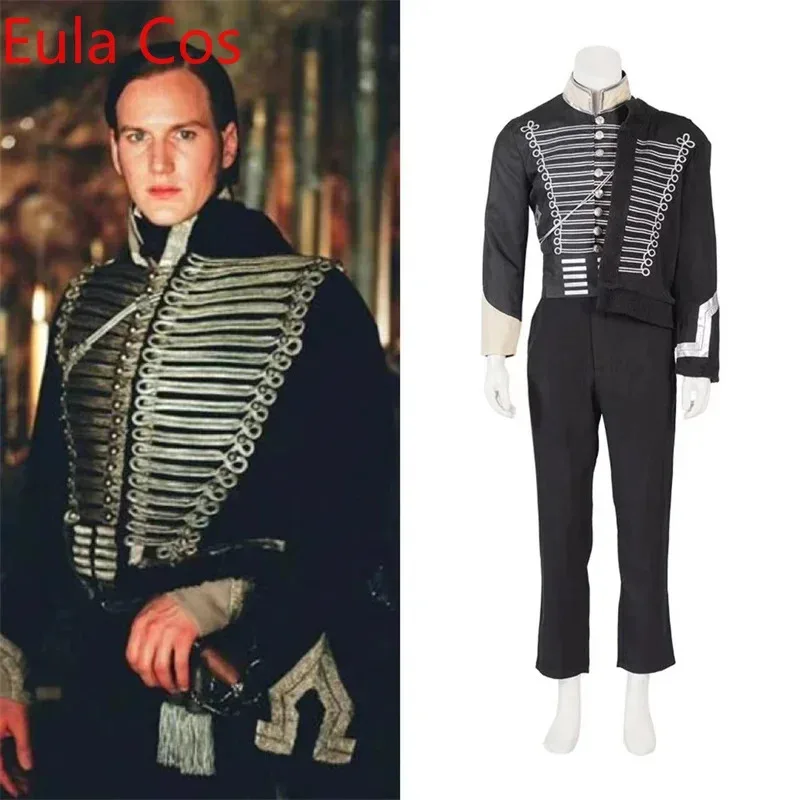 

Musical The Phantom of the Opera Viscount Raoul De Chagny Cosplay Costume Men Black Full Set Halloween Party Outfits