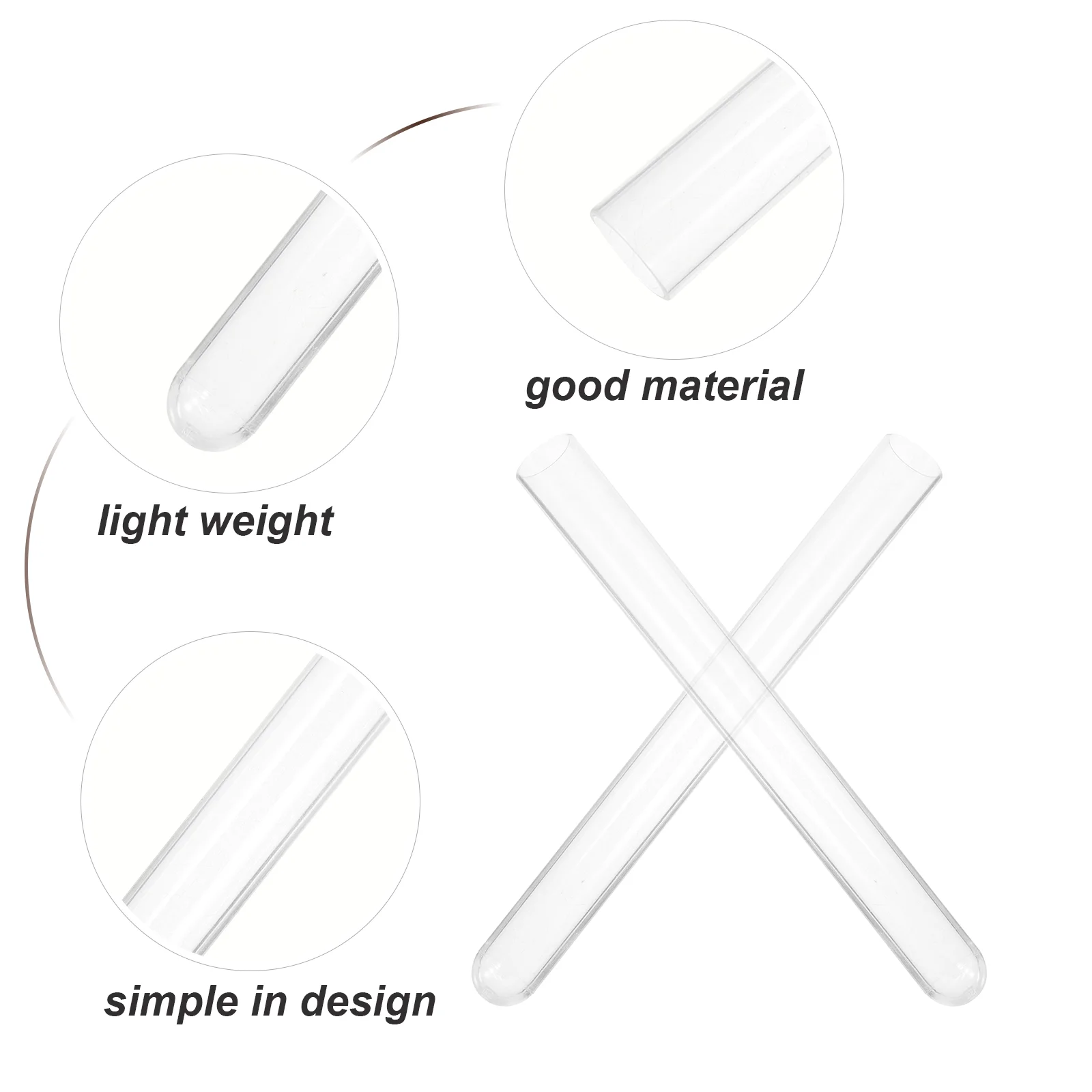

20Pcs 16X150Mm Plastic Sampling Tubes Test Vials Storage Tubes For Scientific Experiments Laboratory Supplies Other