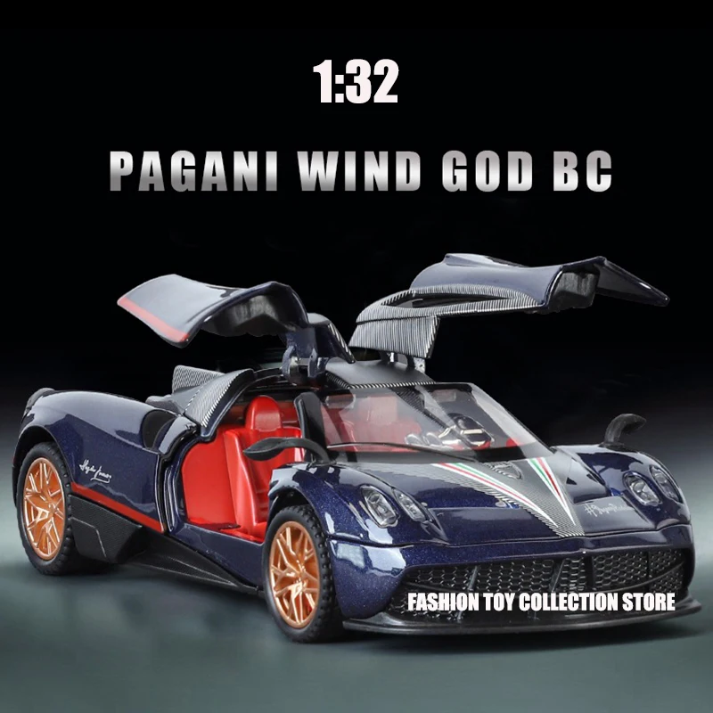 1: 32 Wind God Bc Fast and Furious Alloy Car Model Diecasts Toy With Sound and Light Vehicles Decoration Toys For Kids Gift