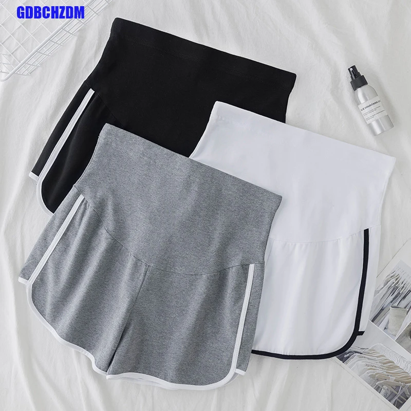 Summer Thin Cotton Maternity Shorts Adjustable Belly Shorts Clothes for Pregnant Women Casual Pregnancy Sleep Home Wear