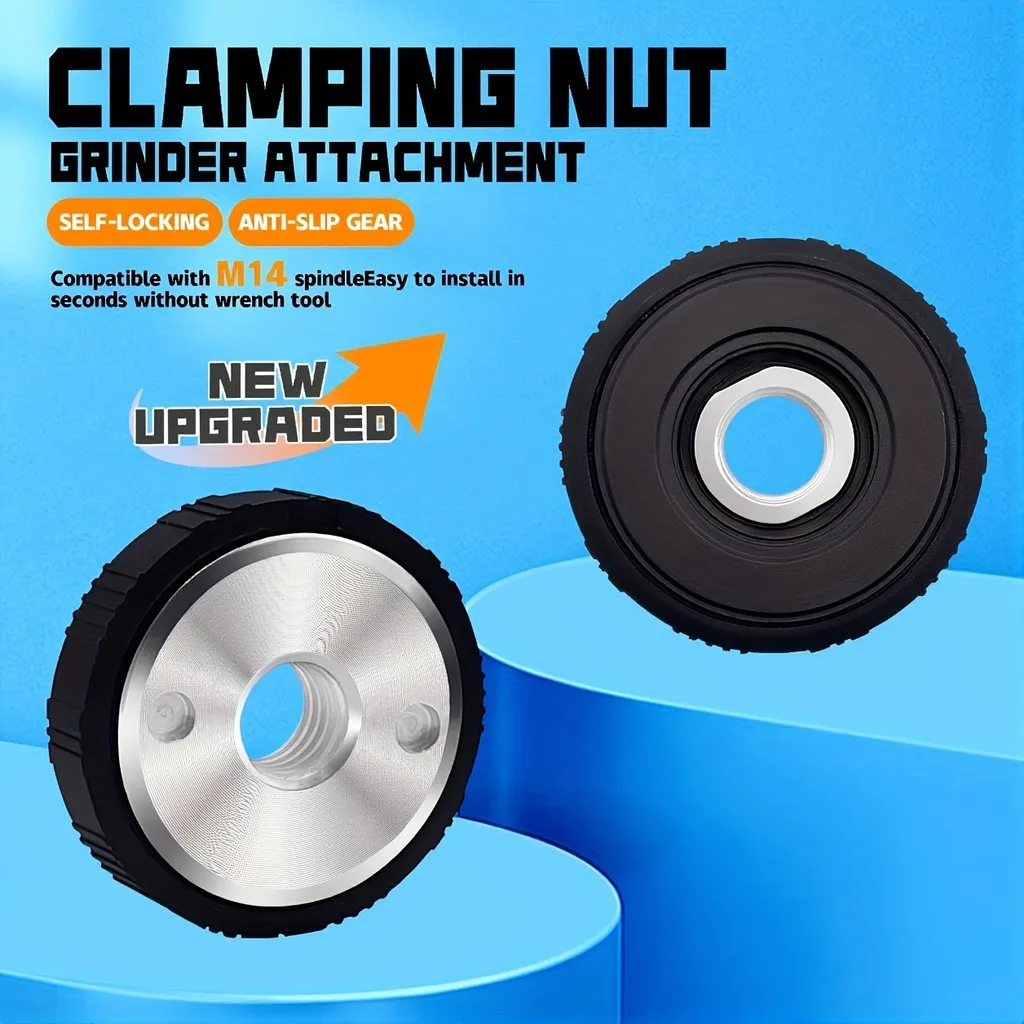 

M14 Self-Locking Pressure Plate – Heavy-Duty Quick-Release for Angle Grinders, Anti-Slip