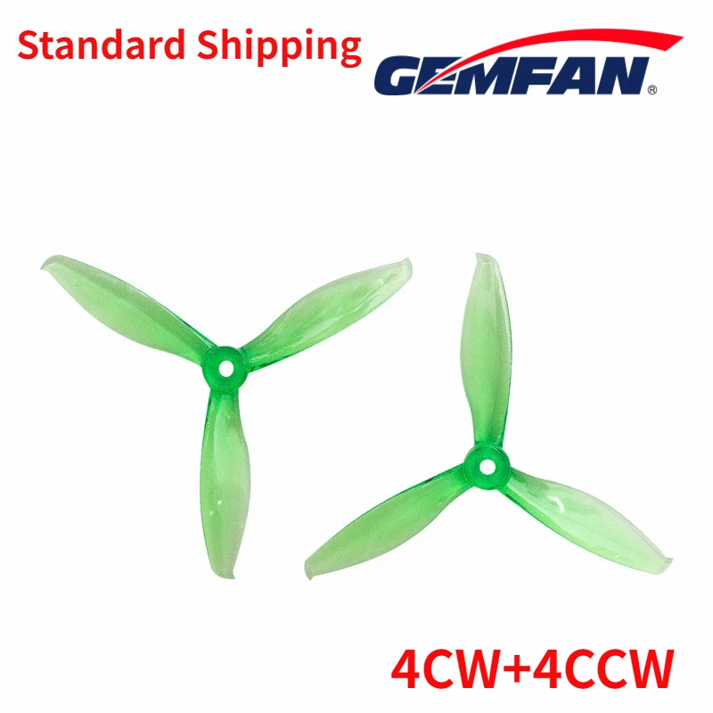 

4Pairs(4CW+4CCW) Gemfan Flash 5149 5.1X4.9X3 3-Blade PC Propeller for FPV Freestyle 5inch Drones DIY Parts