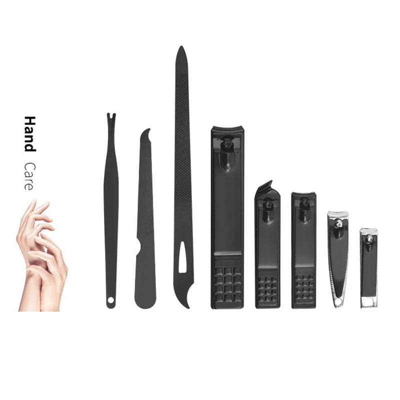 25 قطعة مجموعة مانيكير مجموعة وظائف كاملة المهنية الفولاذ المقاوم للصدأ باديكير مجموعات مقص الأظافر مع أدوات الأظافر المحمولة