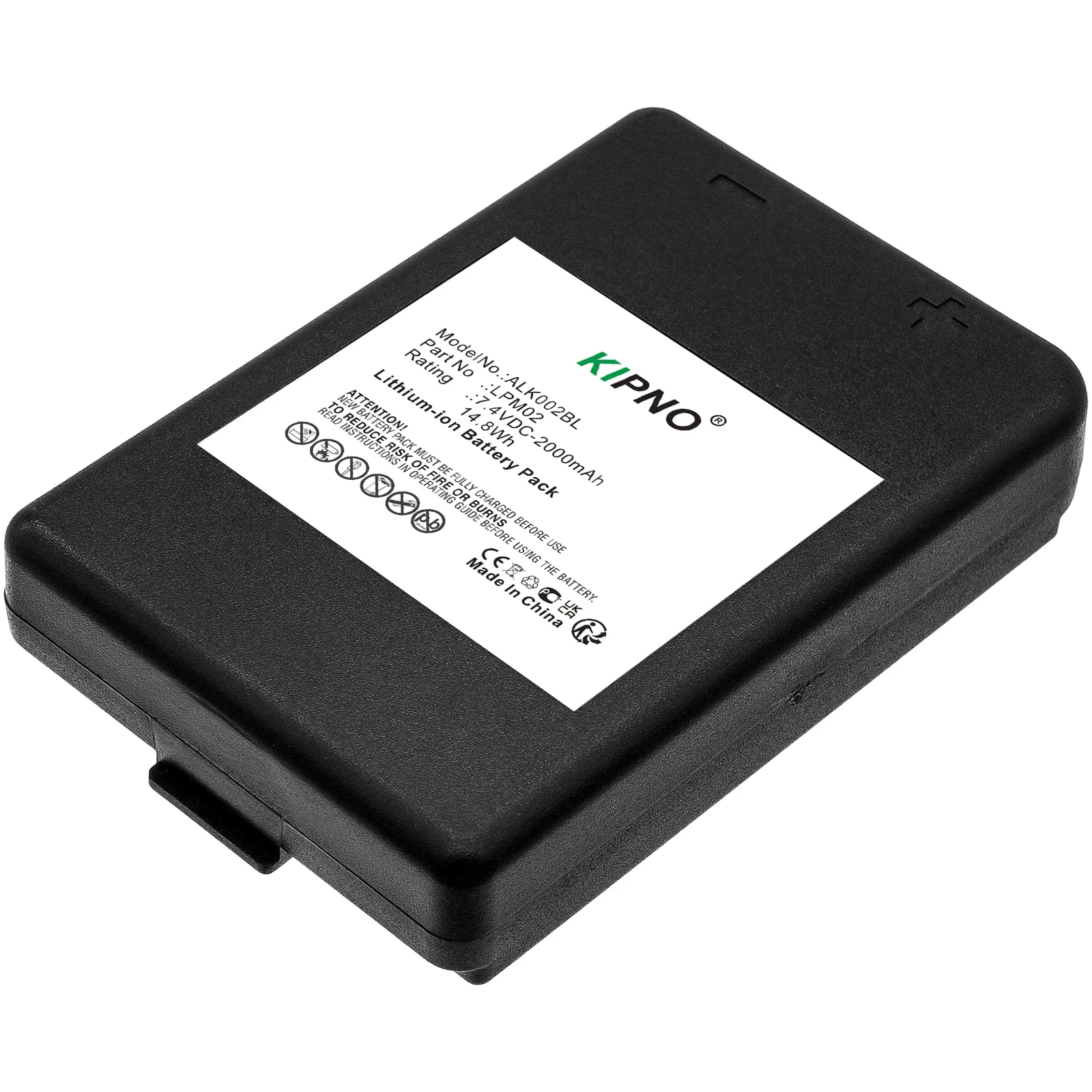 KIPNO 2000mAh Battery For Autec LPM02 R0BATT00E08A0 Funkfernsteuerung Air Dynamic Modular AJM AJR AJS FJL FJM FJR FJS MJ MK