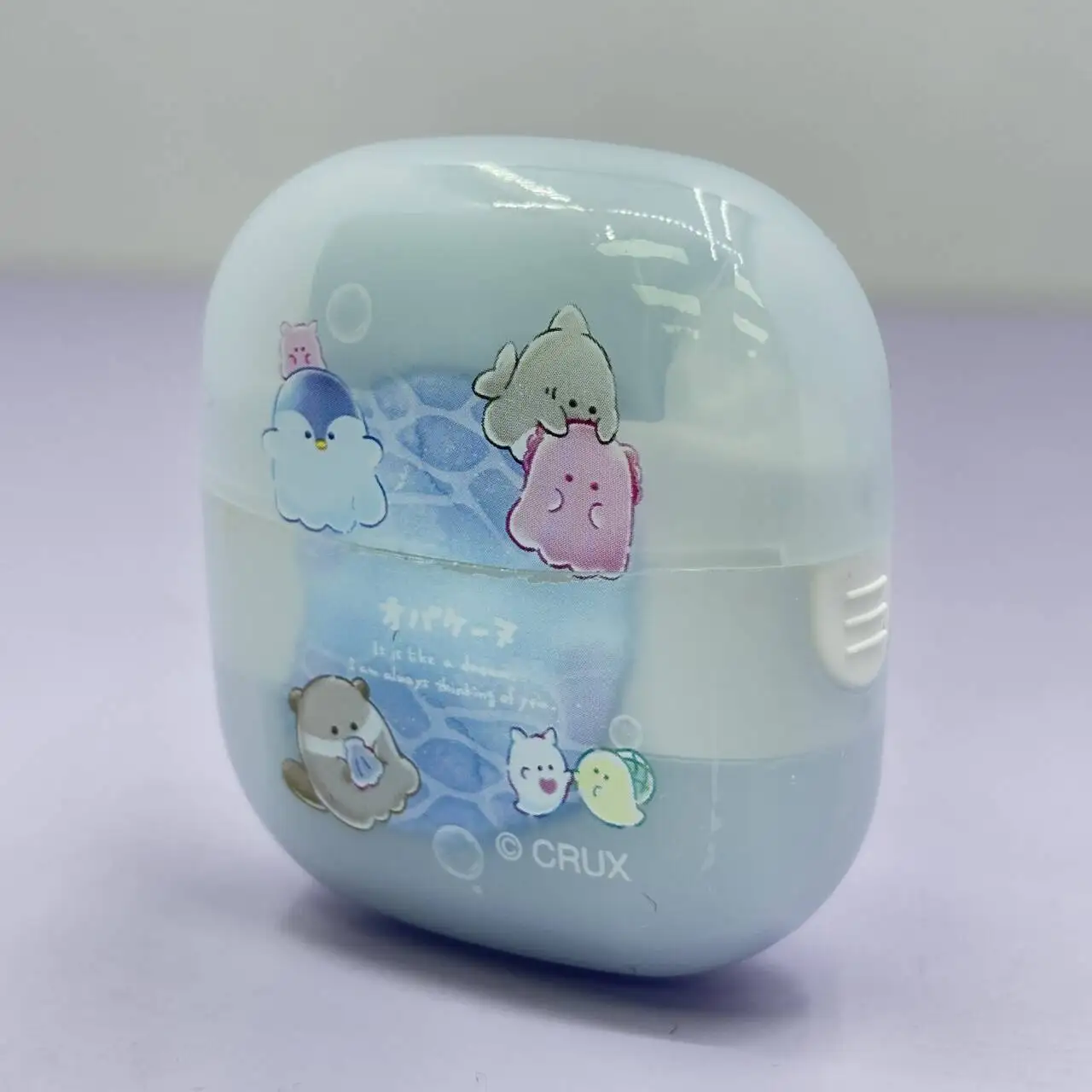 Cartoon Erasers Headphone Styling Roller Eraser Cute Penguin Cat Shell Writing Correction Stationery School Student Supplies