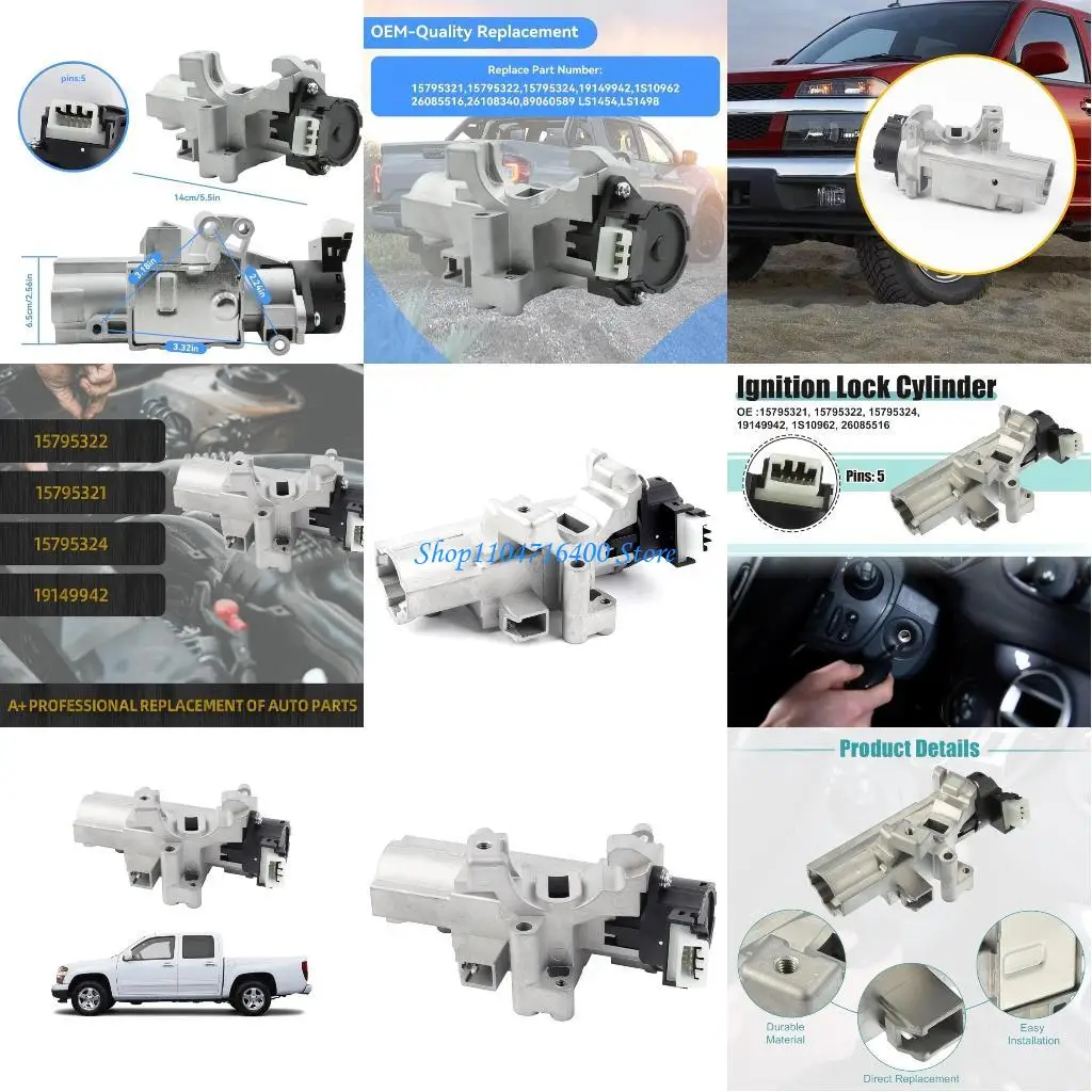 

Узел стабильной блокировки Y1GD 15795322 Корпус цилиндра зажигания зажигания для технического обслуживания для технического