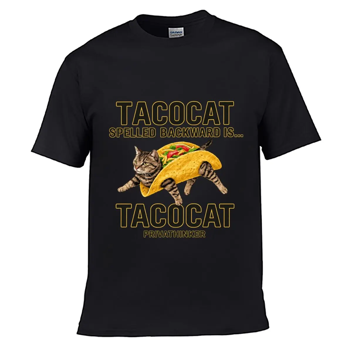 Tacocat Spelled Backward Is Taco Cat Privathinker Street Loose Simple Tee