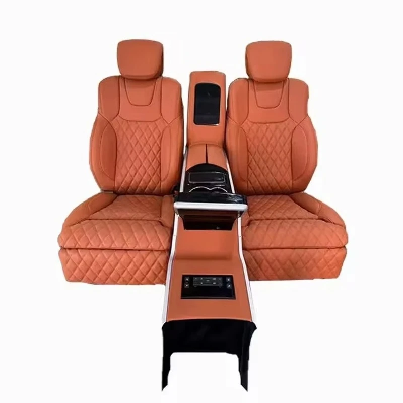 LX Series VIP Captain Chairs Replacement Airline Style Seats with Leather Cover and Adjustable Settings