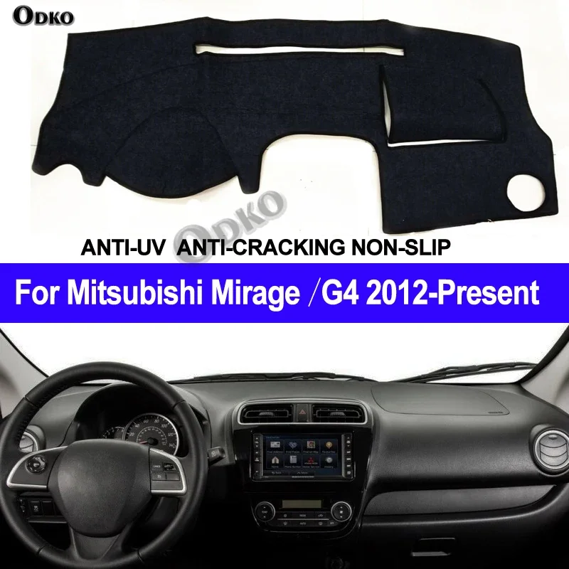 Cubre Tablero para Mitsubishi Mirage / Mirage G4 2012-2019 (LHD/RHD) - Parasol Automático