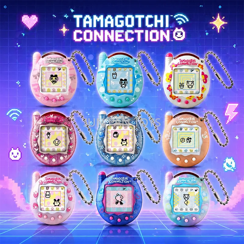 Original Tamagotchi Connection Electronic Pet Model Soda Flower