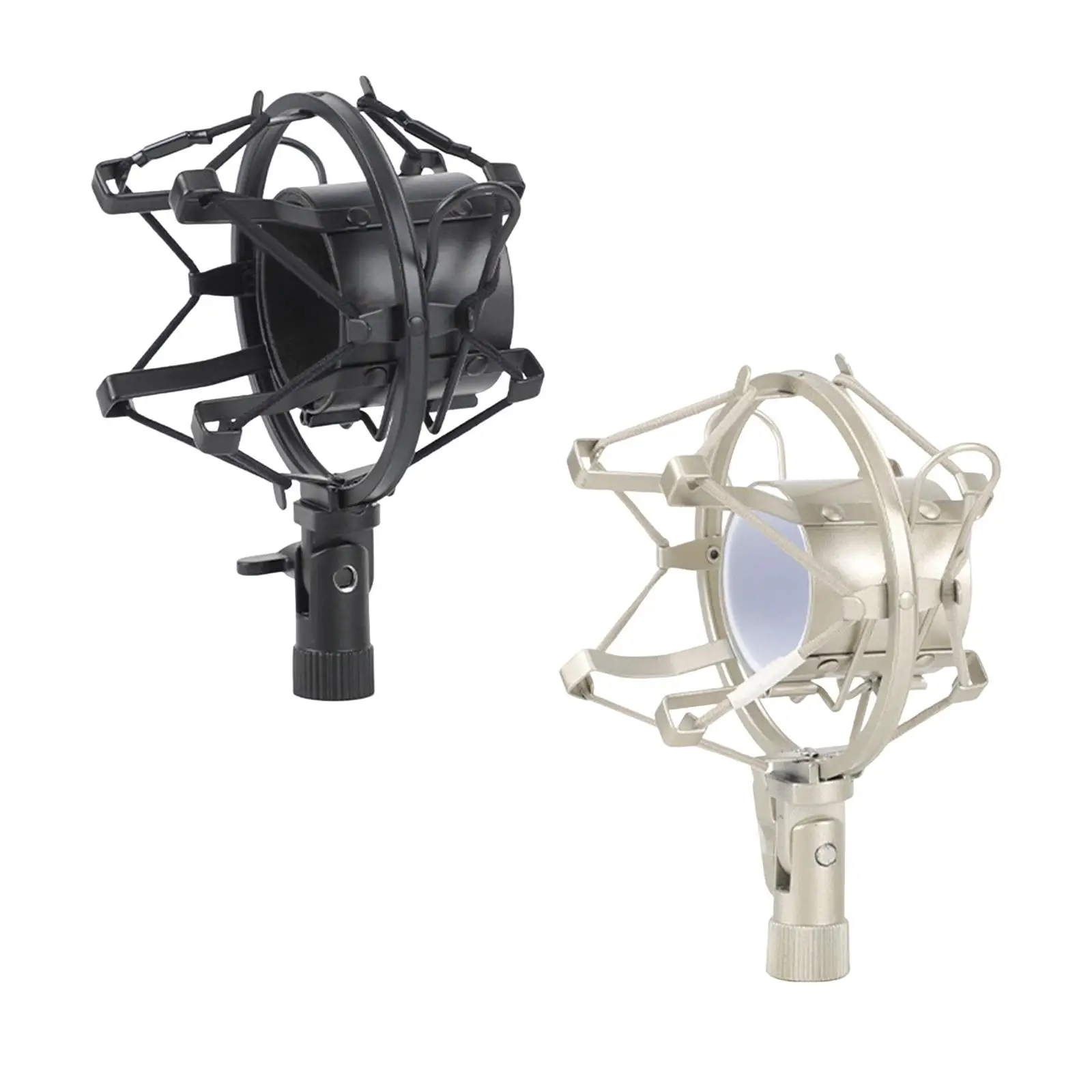 Universal Plastic Mic Shock Mount with Angle Lock Microphone Holder for Microphone Stand and Pedestal