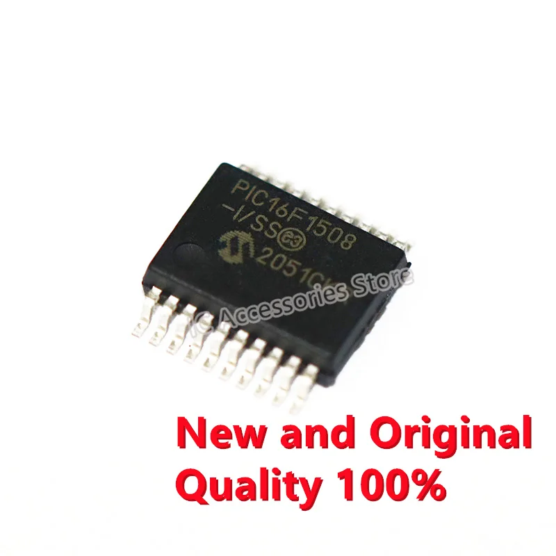 2PCS PIC16F1508-I/SS SMD Dense SSOP-20 Microcontroller PIC16F1508 Brand New Original