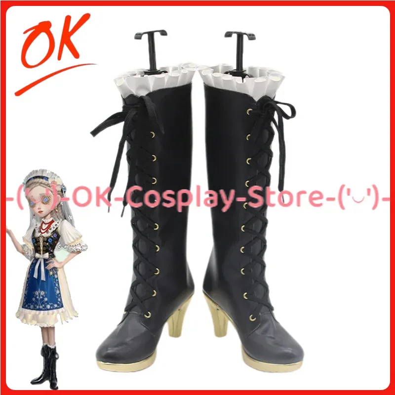 

[Customized] Vera Nair Cosplay Shoes Game Identity V Perfumer Anime Roleplay Prop Halloween Carnival Party PU Leather Boots