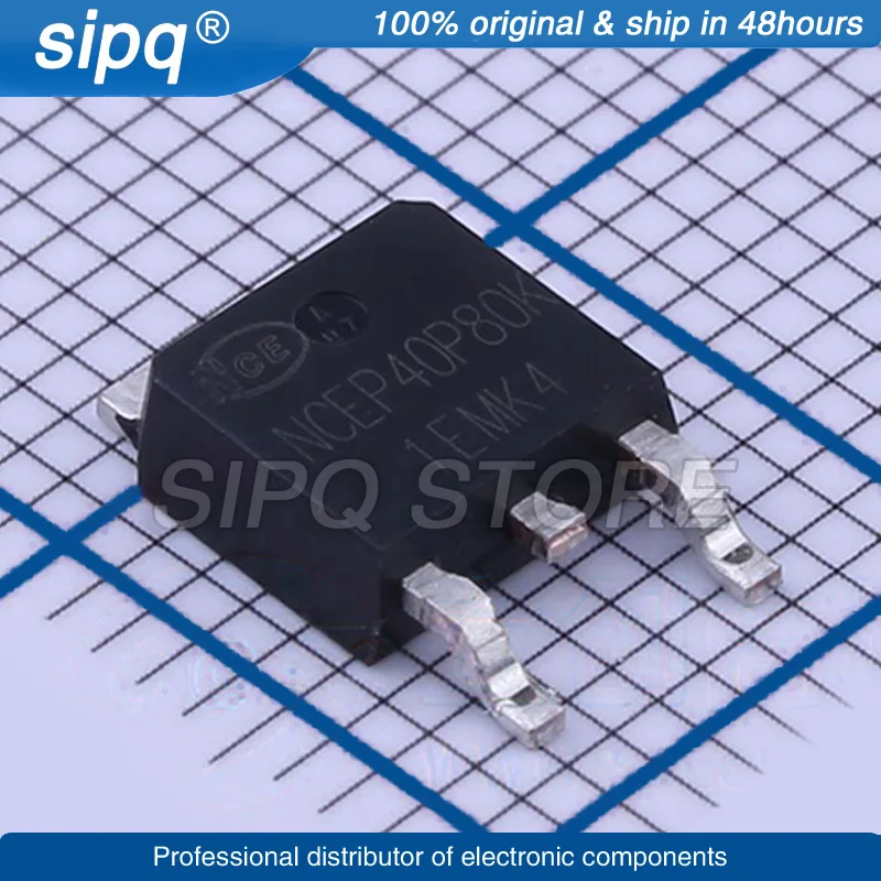 NCEP40P80K TO-252 MOSFET, nuevo y Original, producto auténtico en Stock, 10 unidades por lote