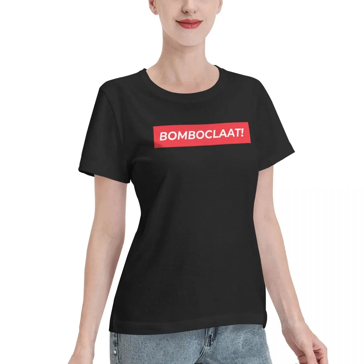 Hot Sale Bomboclaat! Women's T-shirt Holiday Casual Wear Resistant Top