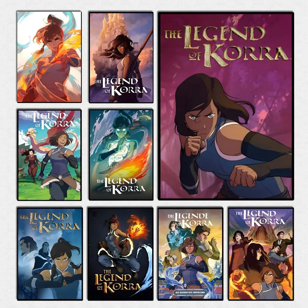 Anime The L-Legend Of Korra Poster High Quality Wall Art For Home Office Bedroom Living Room Hallway Bar Perfect Gift Idea