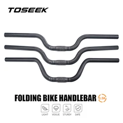 TOSEEK  Folding Bicycle Portable Ultra Light Unisex Rise Handle M Handle Heightening Small Cloth  25.4mm 1.5K Carbon