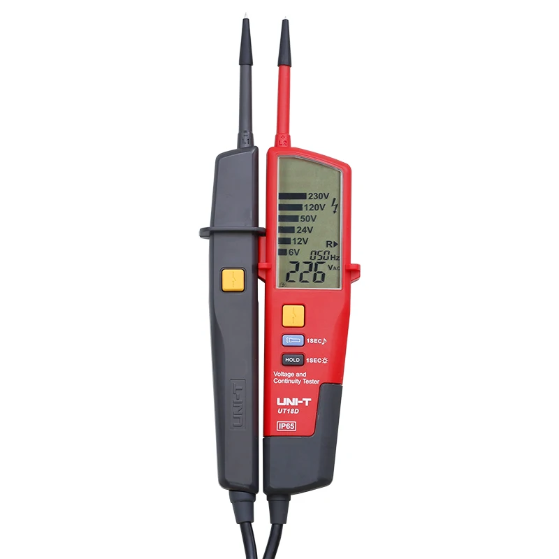UNI-T ut15c ut18c ut18d Spannungs prüfgerät Sonde Volt Anzeige messer Phasen folge Kontinuität Spannungs detektor Digital multimeter – Detail 9