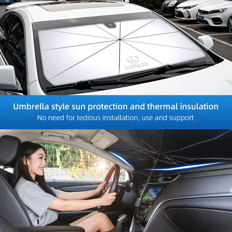 زجاج سيارة مظلة من الشمس السيارات UV غطاء للحماية لكزس RX300 IS200 IS250 ES350 Ct200h UX250h NX300h RX350 ES300h LS