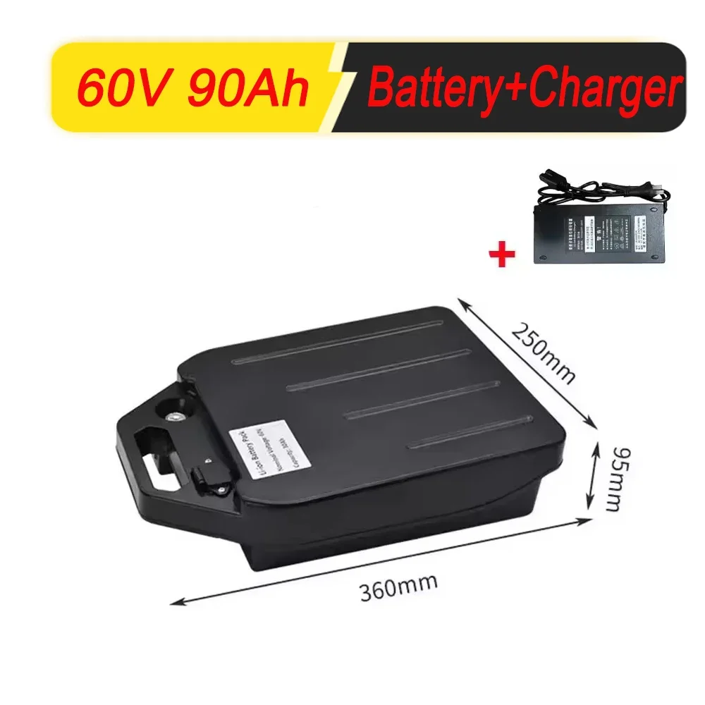 ALalito Elektrofahrzeug-Lithiumbatterie 60 V 20 Ah 30 Ah 1500 W für Harley zweirädrigen faltbaren Citycoco Elektroroller 9