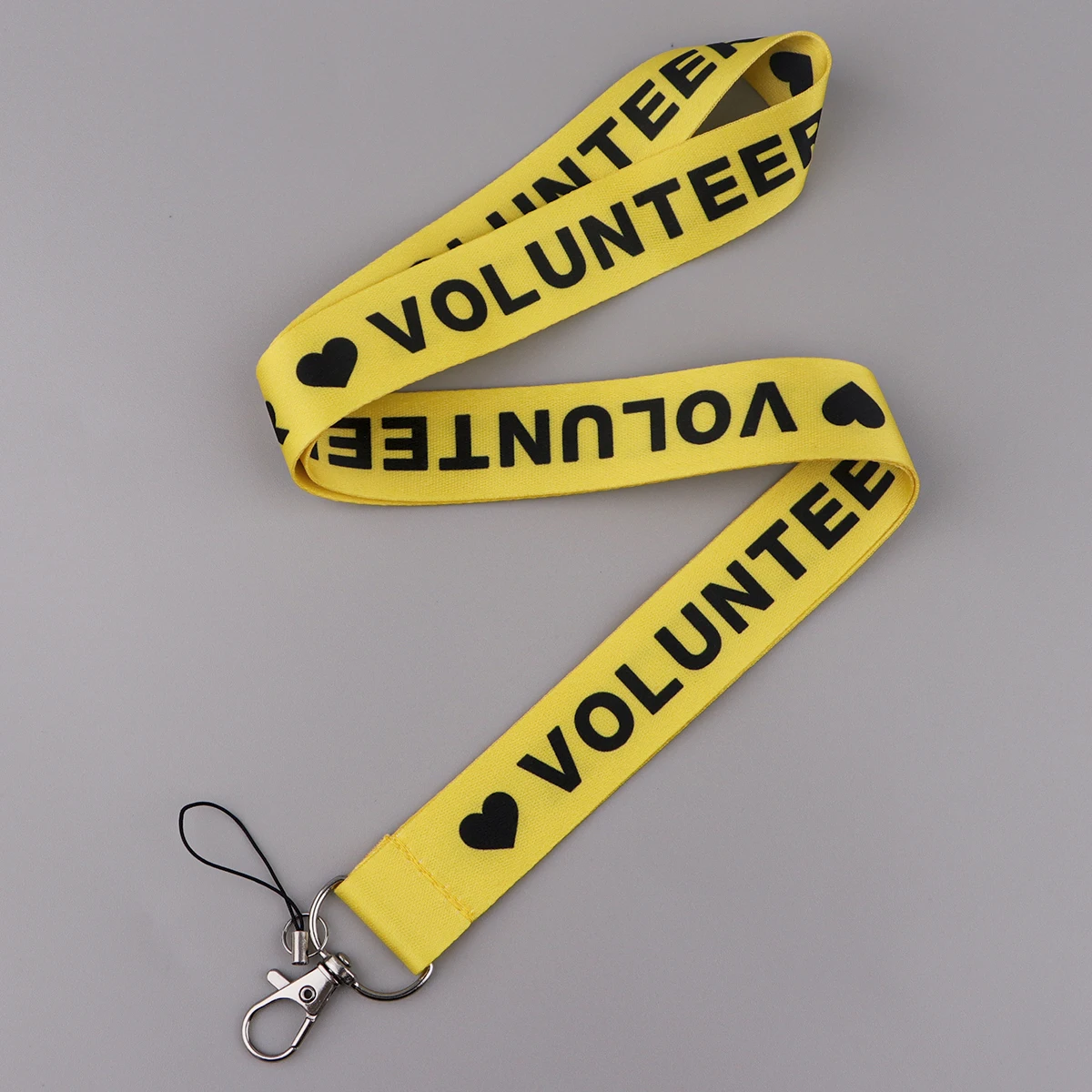 

Ремешок на шею для волонтеров, брелок, ремешок, держатели для кредитных карт, брелок для ключей, подвесная веревка «сделай сам», аксессуары, подарки для социального работника