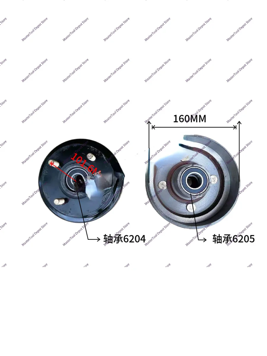 Self-retaining Ground Brake Drum Brake Drum Electric Cruiser Golf Cart