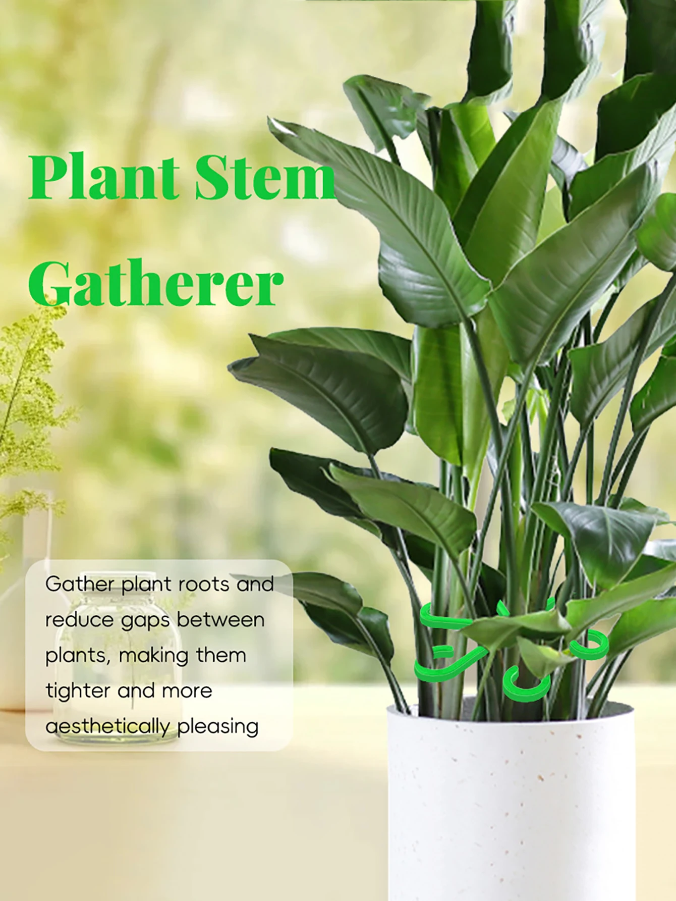 

4PCS Reusable Plant Stem Folding Frame Garden Tools No Stake Trellis Plant Stem Support Support Branches Stem Organizer