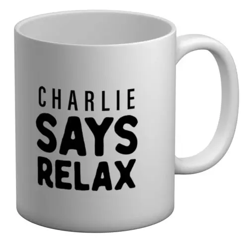 Personalised Says Relax White 11oz Mug Cup