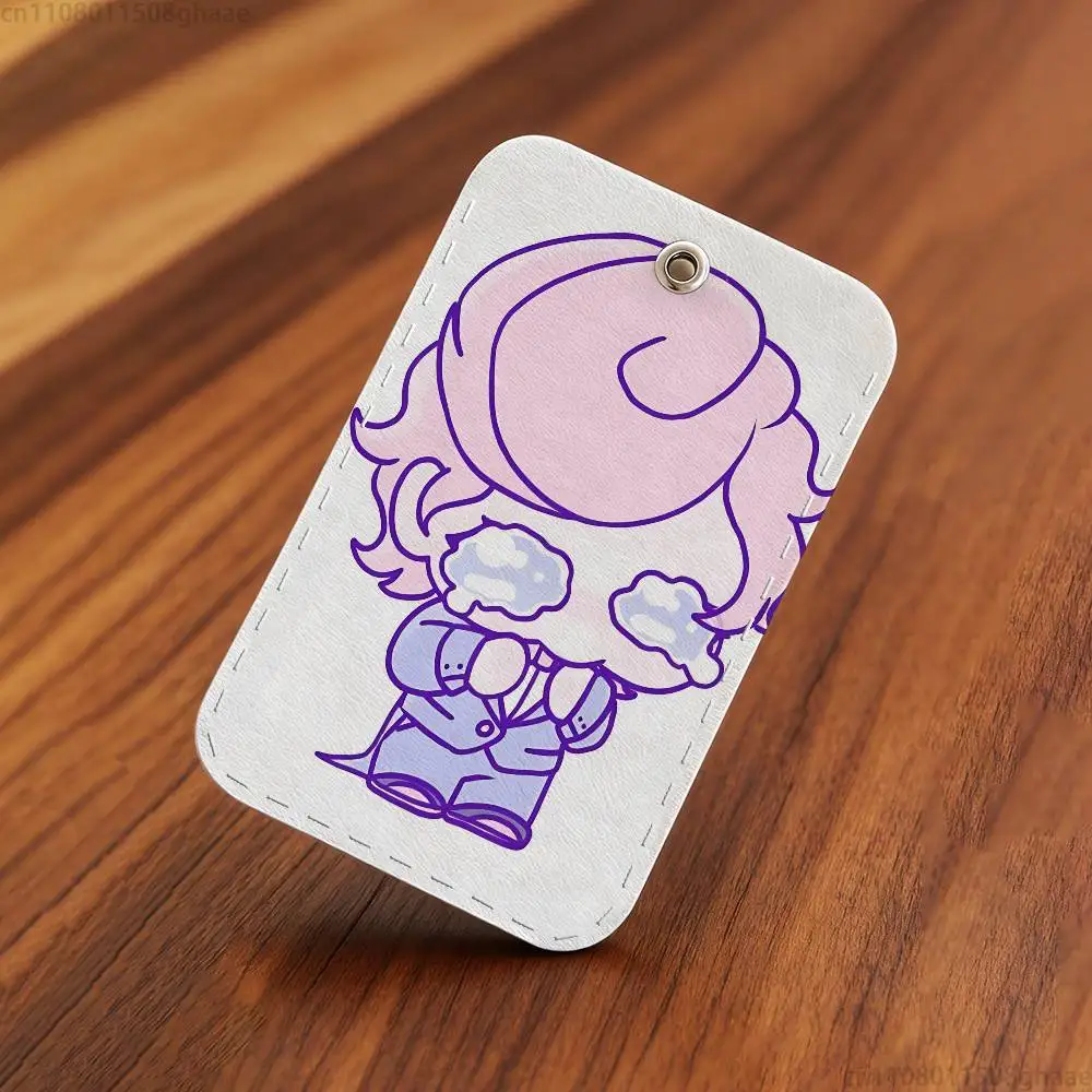 Blood Money Anime Keychain Card Holder, Badge Credit Card Holder, Student ID Card Holder