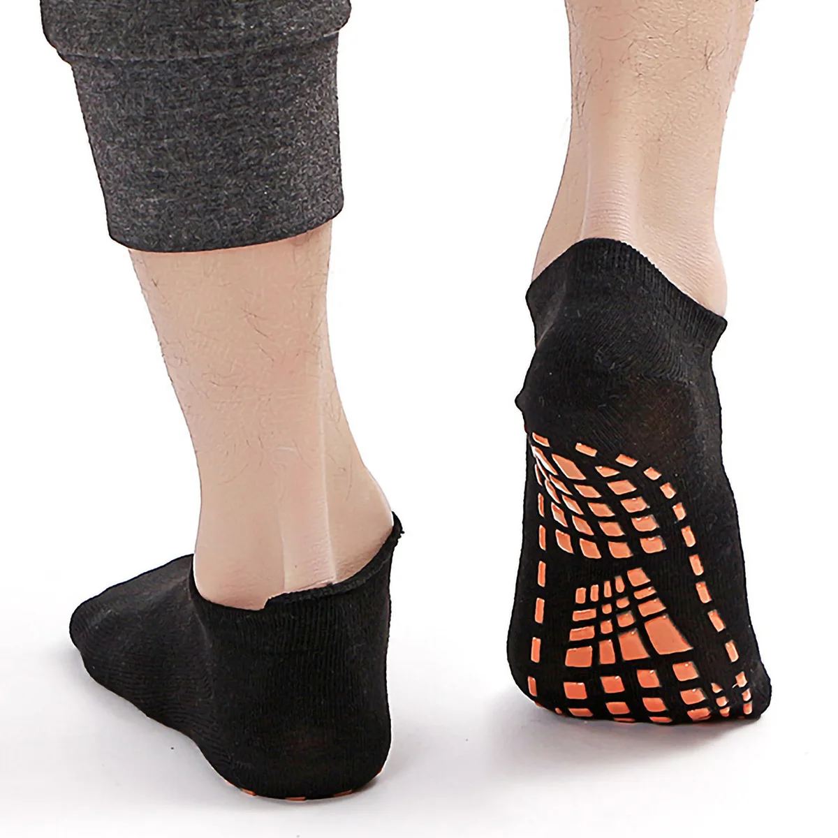 1/4 Paar Unisex-Trampolin-Socken aus Silikon mit rutschfestem Griff für Damen und Herren, Krankenhaus, Yoga, Pilates, Indoor-Sportarten – Detail 6