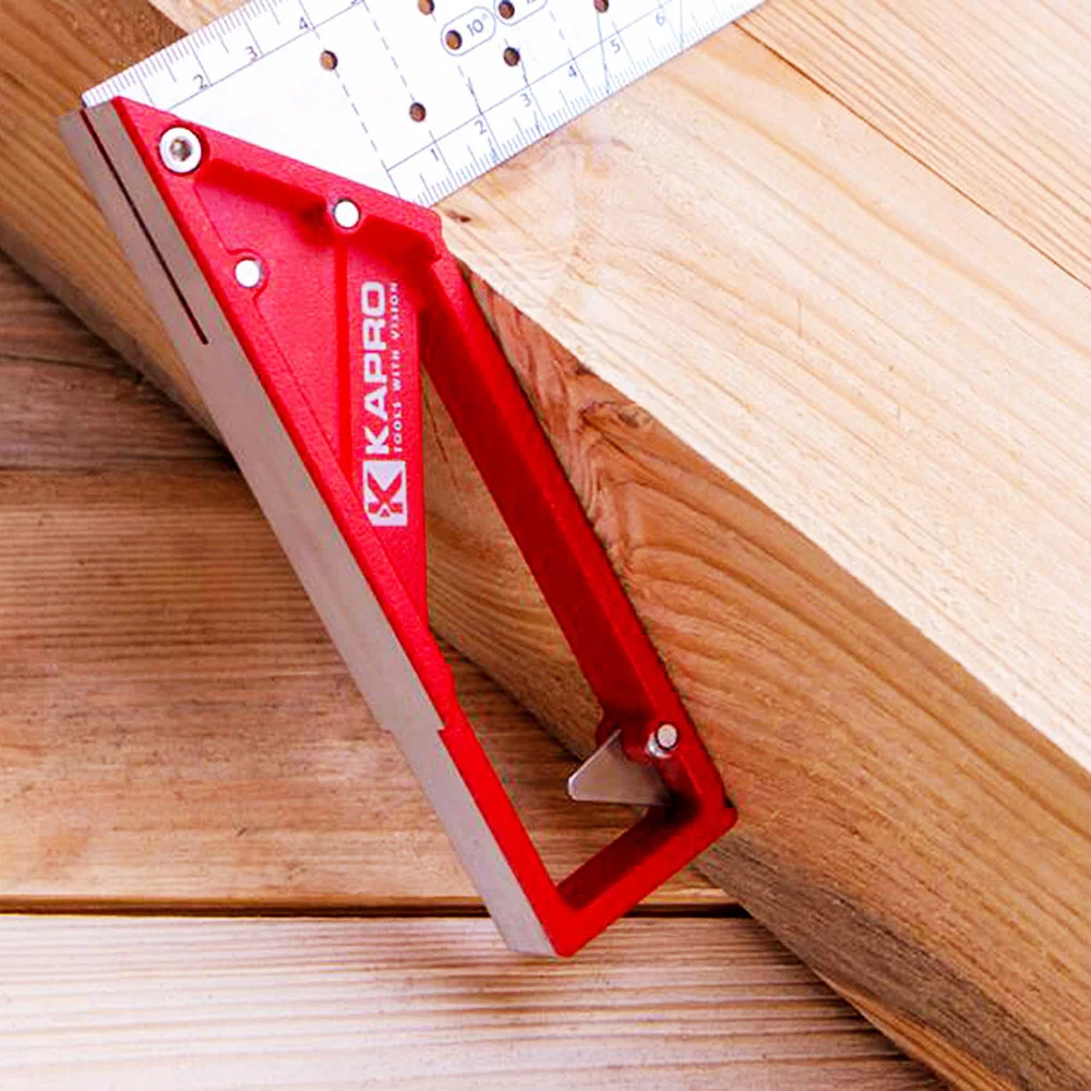 Kapro 25/30/40cm Stainless Steel Joiner Swanson Metal Square Angle Marking Right Ruler Try Carpenter Square For Woodworker